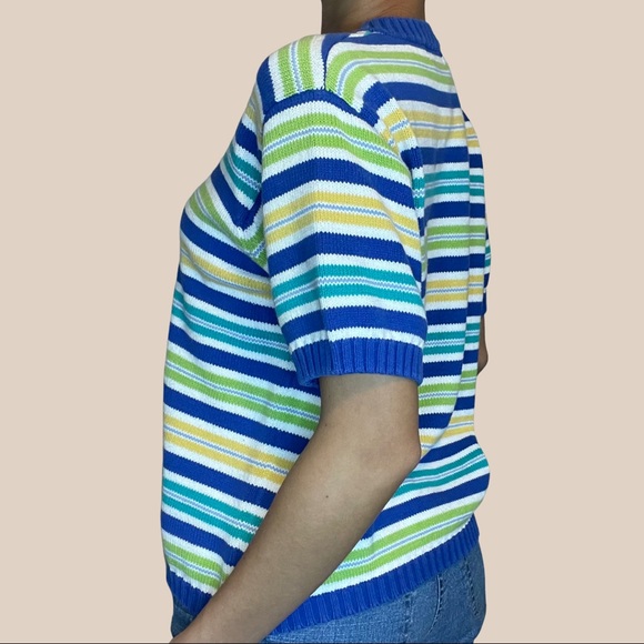 Striped knitted tshirt - Picture 3 of 4